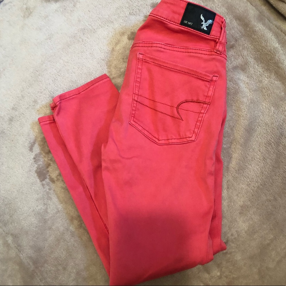 American Eagle Crop Super Super Stretch Jeggings